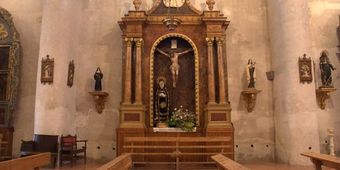 RETABLO SANTO CRISTO Y VIRGEN DE LOS DOLORES