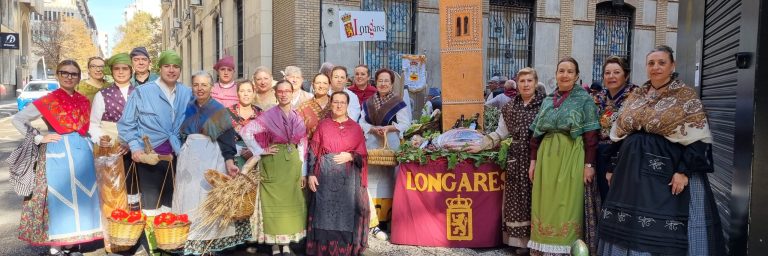 Grupo de Longares en la Ofrenda de Frutos