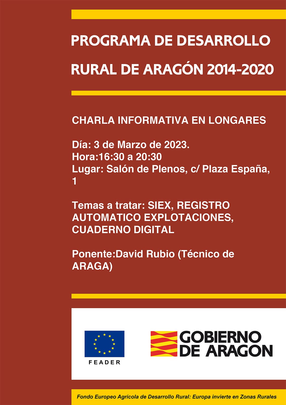 Charla en LONGARES