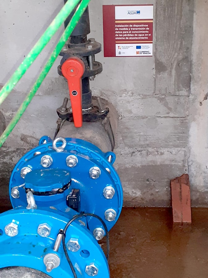 Mejoras en el pozo de agua de Longares