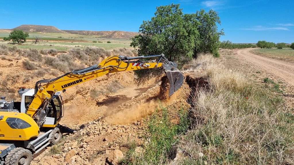 Trabajos en los barrancos