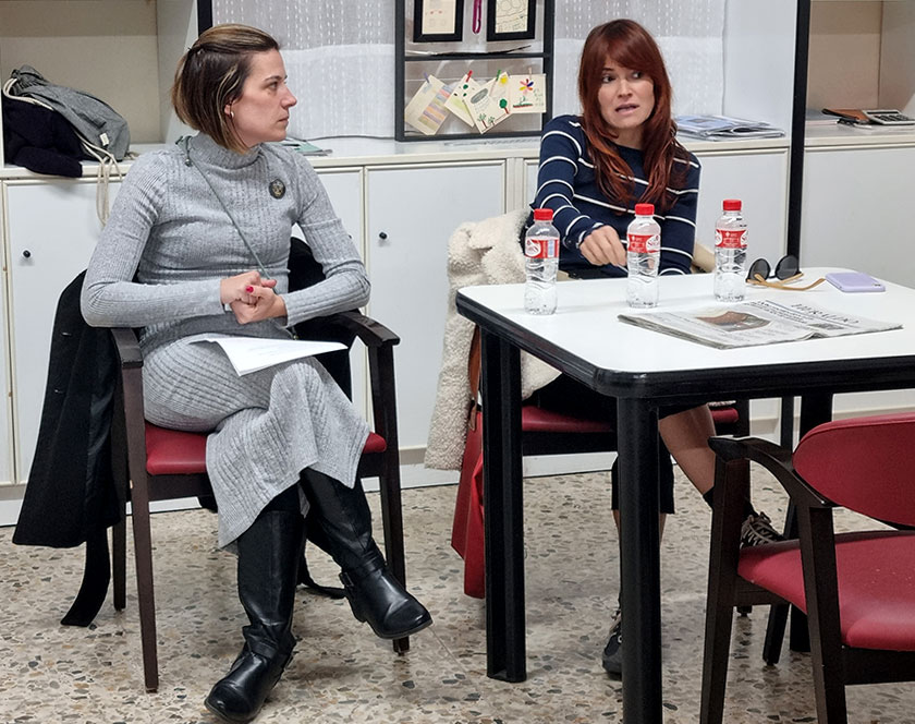 María Bastarós visitó Longares