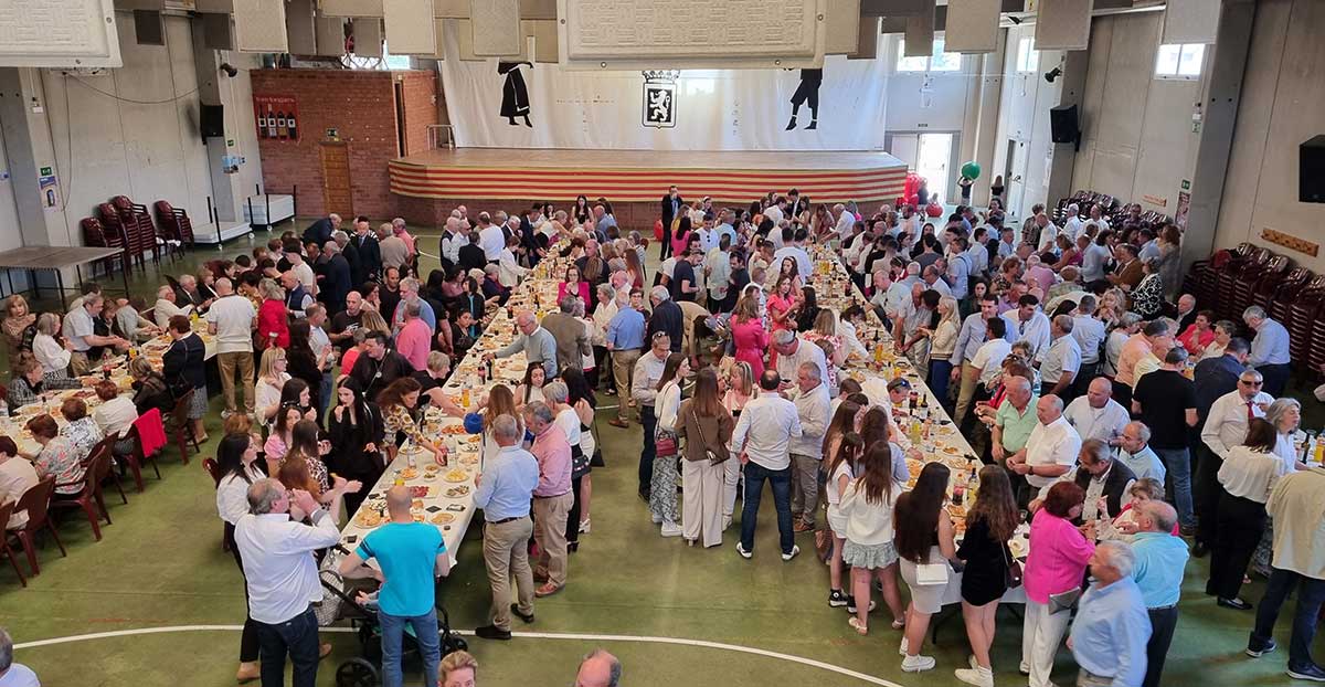 Aperitivo en el pabellón