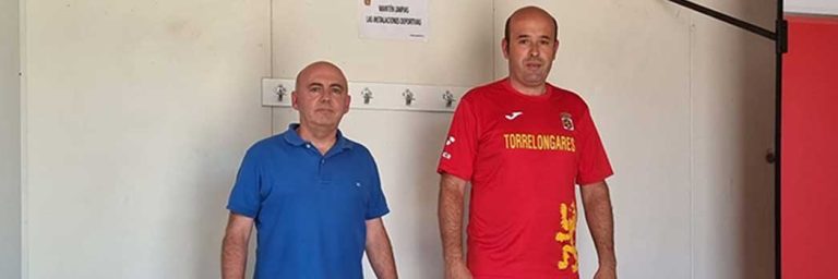 El alcalde Miguel Jaime con el concejal de deportes Daniel Salvador