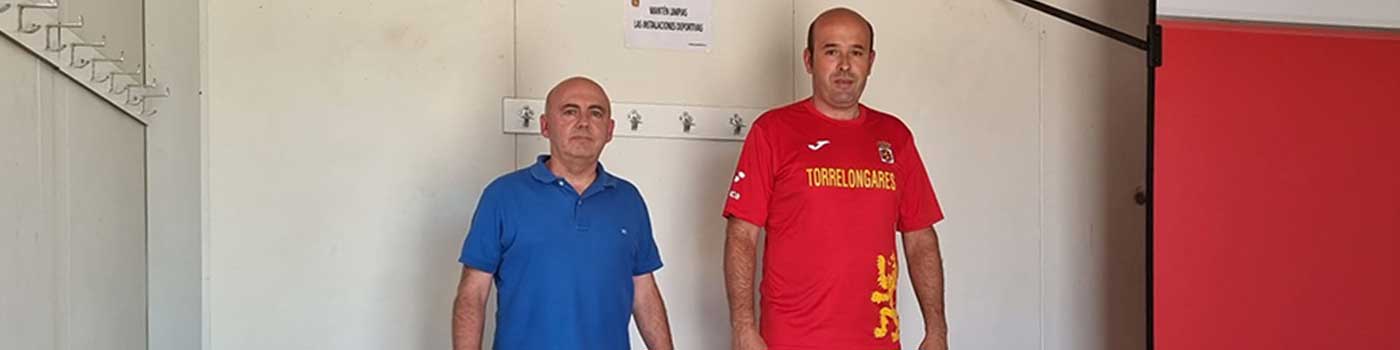 El alcalde Miguel Jaime con el concejal de deportes Daniel Salvador