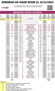 horarios tren longares
