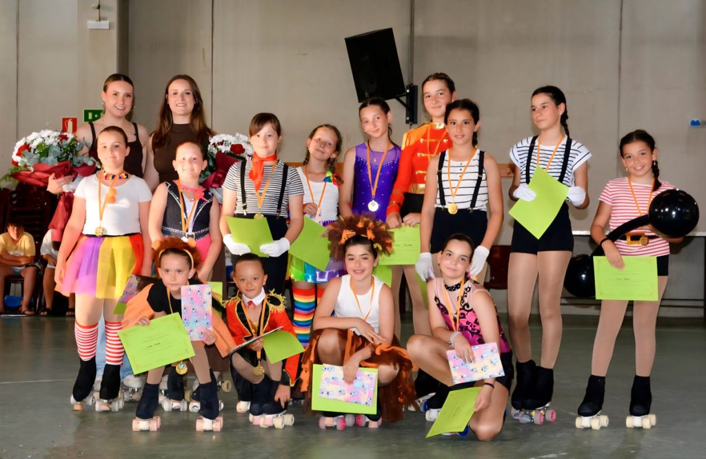 Exhibición de patinaje artístico
