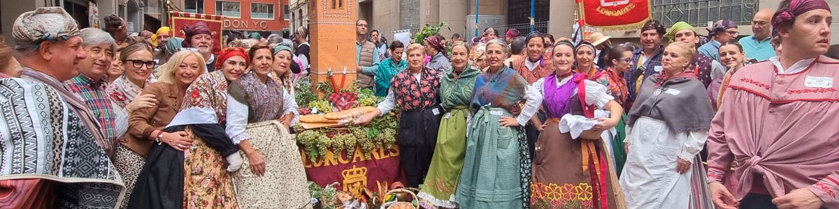 Longares cumple 10 años en la Ofrenda de Frutos