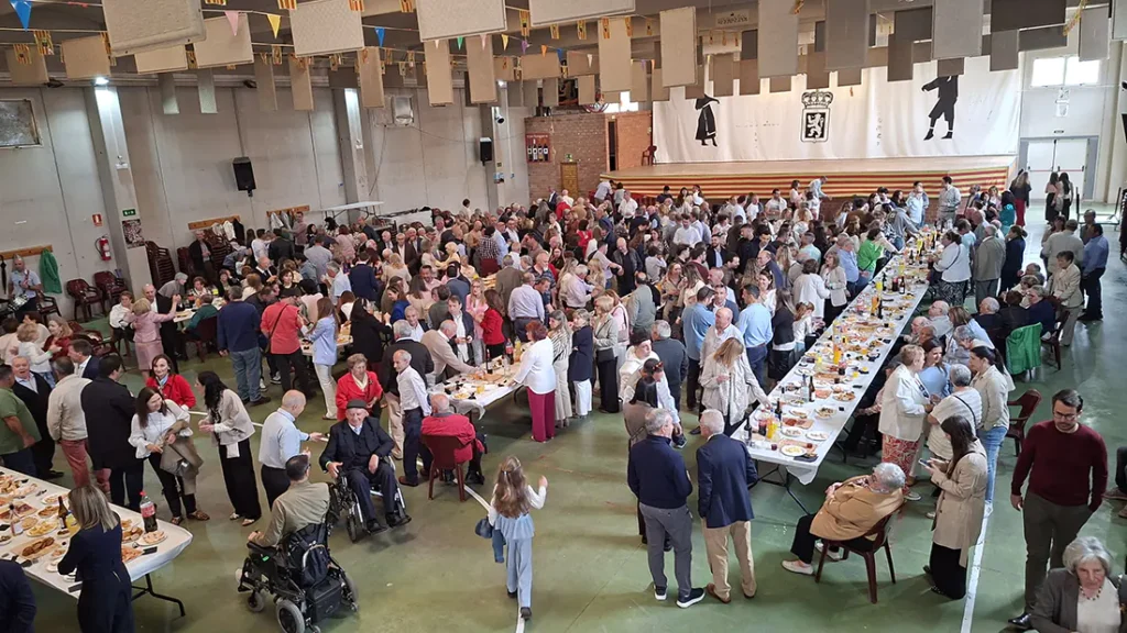 Aperitivo en el pabellón