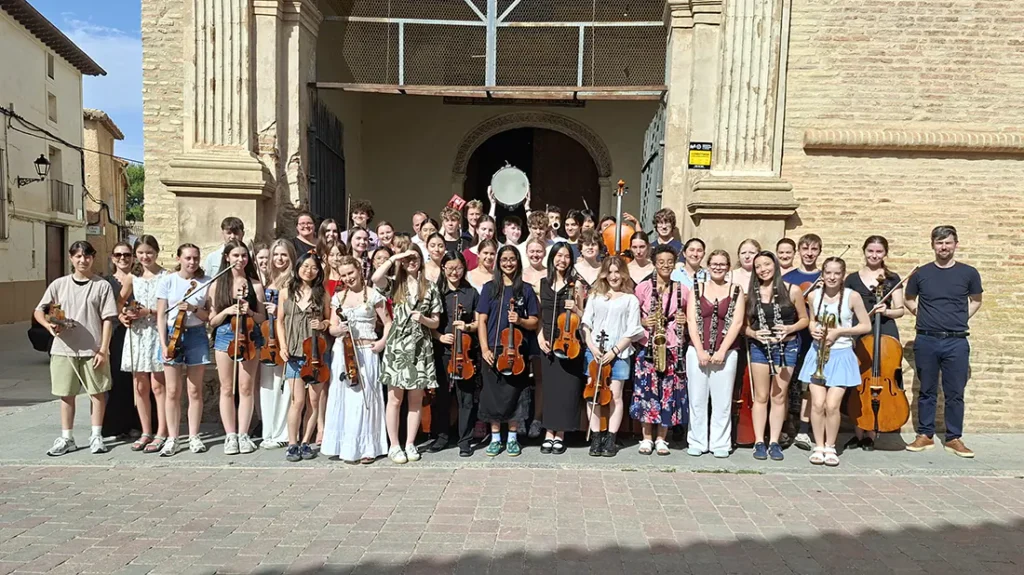 La City of Leeds Youth Orchestra actuó en Longares