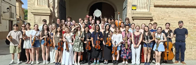 La City of Leeds Youth Orchestra actuó en Longares