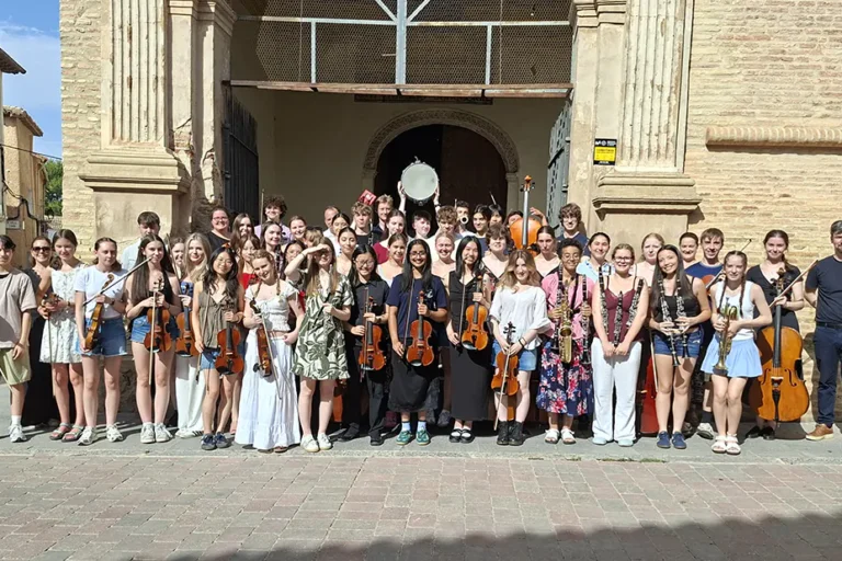 La City of Leeds Youth Orchestra actuó en Longares